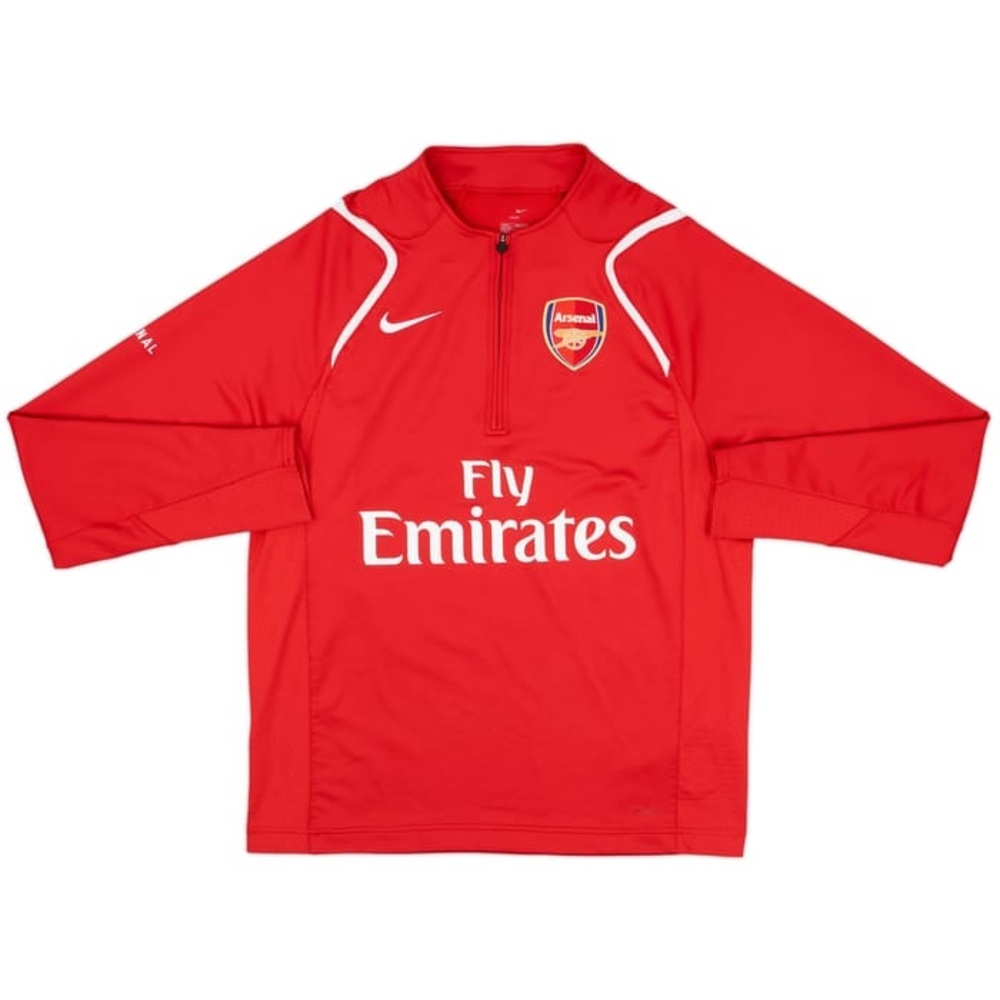 Nike Vintage 1/4 Training Top Arsenal Red Zip-Up Jersey